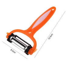 Load image into Gallery viewer, Manual Vegetable Cutter Slicer Multifunctional Round Mandoline Slicer Potato Cheese Fruit Shredder Grater Kitchen Food Processor