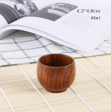 Load image into Gallery viewer, High quality creative Natural wood mug coffee wine glass kettle Insulation tea cup For family tea room bar Beer Milk Drinkware
