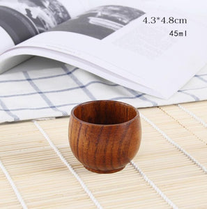 High quality creative Natural wood mug coffee wine glass kettle Insulation tea cup For family tea room bar Beer Milk Drinkware