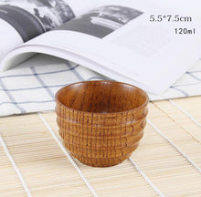 Load image into Gallery viewer, High quality creative Natural wood mug coffee wine glass kettle Insulation tea cup For family tea room bar Beer Milk Drinkware
