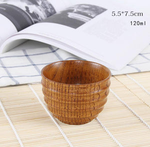 High quality creative Natural wood mug coffee wine glass kettle Insulation tea cup For family tea room bar Beer Milk Drinkware