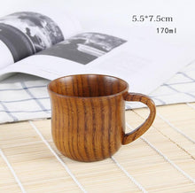 Load image into Gallery viewer, High quality creative Natural wood mug coffee wine glass kettle Insulation tea cup For family tea room bar Beer Milk Drinkware
