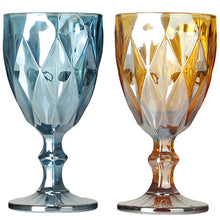 Load image into Gallery viewer, Wine Glasses Multicolor Carved Glass Red Wine Juice Cups Wedding Party Champagne Flutes Goblet for Bar Restaurant Home as Gifts
