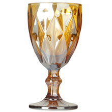 Load image into Gallery viewer, Wine Glasses Multicolor Carved Glass Red Wine Juice Cups Wedding Party Champagne Flutes Goblet for Bar Restaurant Home as Gifts
