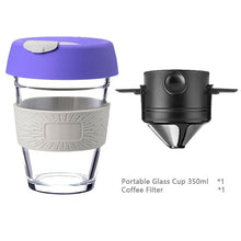 Load image into Gallery viewer, Coffee Filter Portable 304 Stainless Steel Drip Coffee Tea Holder Funnel Baskets Reusable Tea Infuser and Stand Coffee Dripper
