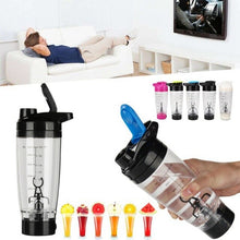 Load image into Gallery viewer, Portable Vortex Electric Protein Shaker Mixer Bottle Detachable Cup
