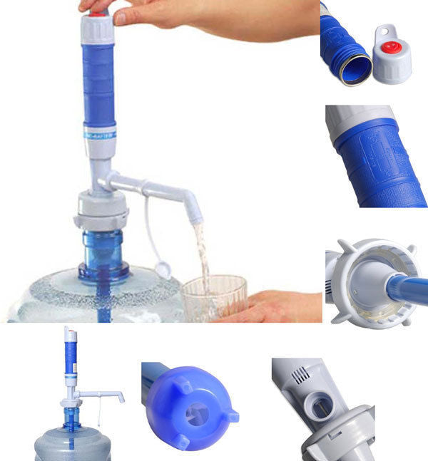 electric water pump bottle with switch charger