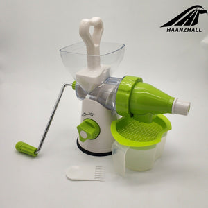 Multifuctional Kitchen Manual Hand Crank Single Auger Juicer with Suction Base Hand Juicer for Wheatgrass Fruit Vegetable
